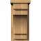 Ekena Millwork Mediterranean Smooth Corbel w/Backplate, Western Red Cedar, 7 1/2"W x 12"D x 16"H COR08X12X16MED01SWR - alternate 2